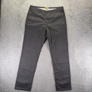 Camel Active Pant Mens 36x32 Gray Chino Straight Preppy‎ Career Office Business